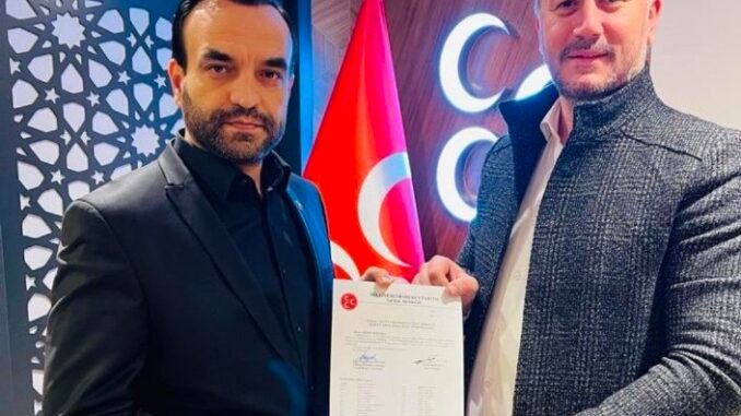MHP iL BASKANI CiHANGiR KALKANCI VE MHP MUSTAFAKEMALPASA iLCE BASKANI AHMET BEYGiRCi MHP iL BASKANI CiHANGiR KALKANCI VE MHP MUSTAFAKEMALPASA iLCE BASKANI AHMET BEYGiRCi