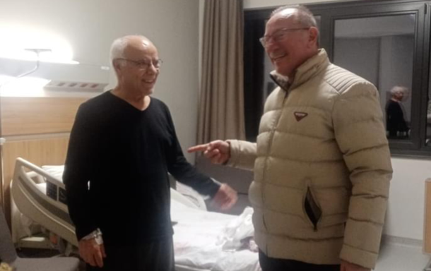 NECMETTIN SENGUL SEHIR HASTANESINDE MURAT OZBILGE ZIYARET ETTI