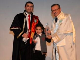 PROF DR ALi RIZA YILDIZ VE BUU REKTORU PROF DR AHMET SAiM KILAVUZ