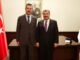 SAGLIK BAKANI DR FAHRETTiN KOCA VE AK PARTi BURSA MiLLETVEKiLi DR MUSTAFA ESGiN iKiSi DE BURSA ERKEK LiSESi MEZUNU