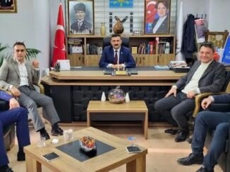 iYi PARTi iL BASKANI SELCUK TURKOGLU DR MEHMET HASANOGLU YUKSEL CEYLAN ERDiNC CEYHAN