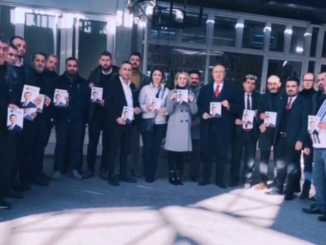 GELECEK PARTiSi iL BASKANI ALPASLAN YILDIZ VE YONETiCiLERiN KARACABEY CIKARMASI