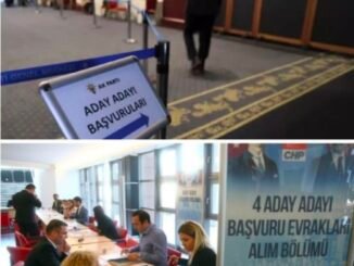 AK PARTi VE CHP GENEL MERKEZLERi ADAY ADAYLARI BASVURU MASALARI