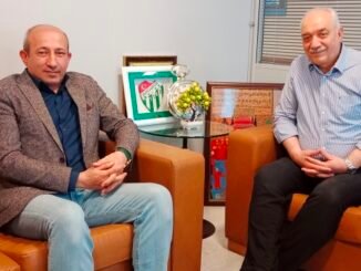 TURK DUNYASI YORUK TURKMEN BIRLIGI GENEL BASKANI IRFAN TATLIOGLU GENEL SEKRETER CEMAL AKKUS