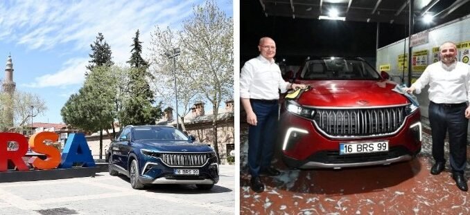 MUSTAFA VARANK VE AYNI PLAKALI FARKLI RENKTE TOGG ARACI MUSTAFA VARANK VE AYNI PLAKALI FARKLI RENKTE TOGG ARACI
