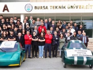 BTU OGRENCiLERi URETTiKLERi ELEKTRiKLi OTOMOBiLLER TEKNOFEST iCiN GEBZEYE GiTTi