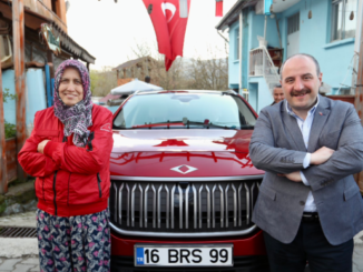 MUSTAFA VARANK KELES PINARCIK KÖYÜ TOGG GÖTÜRDÜ