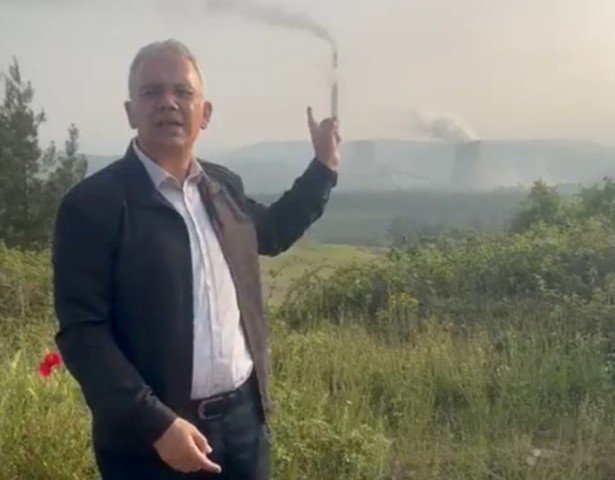 CHP BURSA MiLLETVEKiLi PROF DR KAYIHAN PALA VE ORHANELi TERMiK SANTRALI CHP BURSA MiLLETVEKiLi PROF DR KAYIHAN PALA VE ORHANELi TERMiK SANTRALI