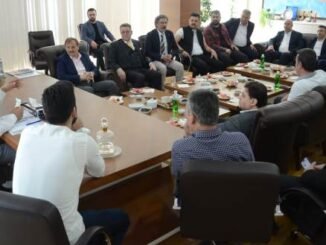 HAKAN ÇAVUŞOĞLU KESTELLi SANAYiCiLER ZiYARETi