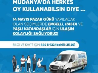 MUDANYA BELEDiYESi SEÇiM GÜNÜ SANDIĞA ULAŞIM PROJESi