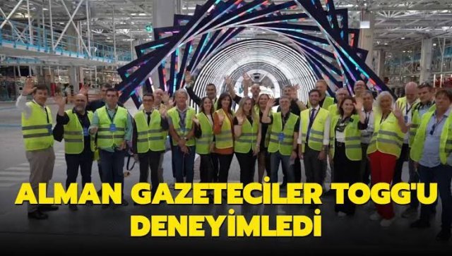 ALMAN GAZETECiLERE TOGG DENEYiMi ALMAN GAZETECiLERE TOGG DENEYiMi