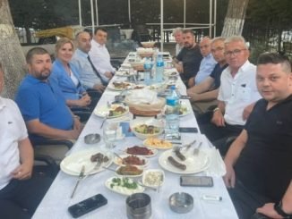 CHP BURSA BALKAN MASASI CHP BURSA MiLLETVEKiLi HASAN ÖZTÜRK CHP iL BAŞKANI TURGUT ÖZKAN ÖNAL ARDA