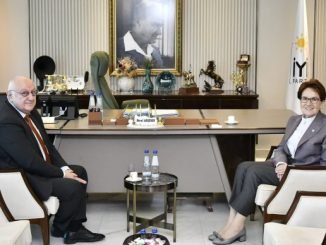 AHMET EROZAN iYi PARTi GENEL BAŞKANI MERAL AKŞENER GÖRÜŞMESi