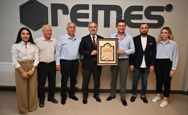 REMES ZiYARETi BÜYÜKŞEHiR BELEDiYE BAŞKANI ALiNUR AKTAŞ EMiN SEYMEN SERDAR BALI ÖMER BALI