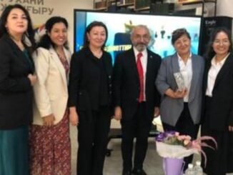 ŞAiR DR HÜSAMETTiN OLGUN ADINA KAZAKiSTAN'DA ALTIN KÖPRÜ PROGRAMI DÜZENLENDi