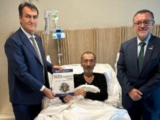 KASTAMONU DERNEKLERi FEDERASYONU BAŞKANI iSMAiL TiFTiK VE OSMANGAZi BELEDiYE BAŞKANI MUSTAFA DÜNDAR