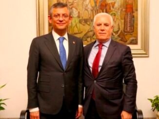 CHP GENEL BAŞKANI ÖZGÜR ÖZEL VE MUSTFA BOZBEY iLK GÖRÜŞME