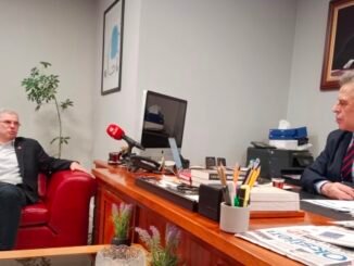 CHP MUDANYA ADAY ADAYI DENiZ DALGIÇ OLAY MEDYA'YI ZiYARET ETTi OLAY iCRA KURULU BAŞKANI MEHMET ALi iNAN