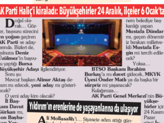 AK PARTİ ADAY AÇIKLAMA SÜRECİ
