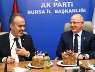 AK PARTi iL BAŞKANI DAVUT GÜRKAN VE BÜYÜKŞEHiR BELEDiYE BAŞKANI ALiNUR AKTAŞ