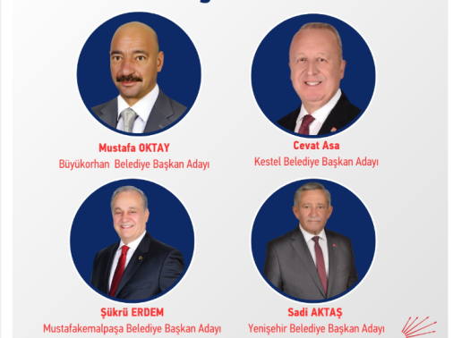 CHP PARTİ MECLİSİ BURSA'NIN İLÇESİNDE ADAYLARI AÇIKLADI