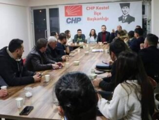CHP KESTEL İLÇE BAŞKANI KADİR AYAS VE YÖNETİMİ ADAYA TEPKİ GÖSTERİP İSTİFA ETTİ