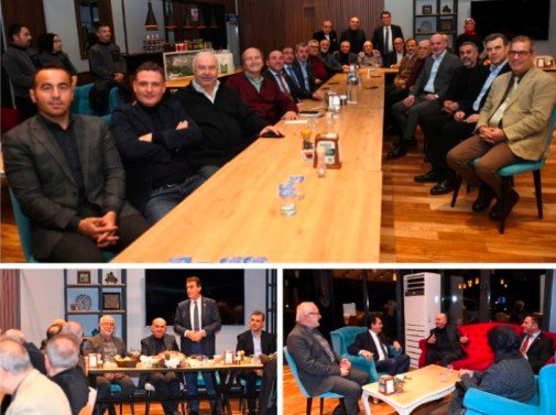 AK PARTi GEÇMiŞ DÖNEM BURSA MiLLETVEKiLLERi MUSTAFA DÜNDAR’IN DAVETiYLE BiR ARAYA GELDi