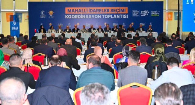AK PARTi SEÇiM KOORDiNASYON TOPLANTISI