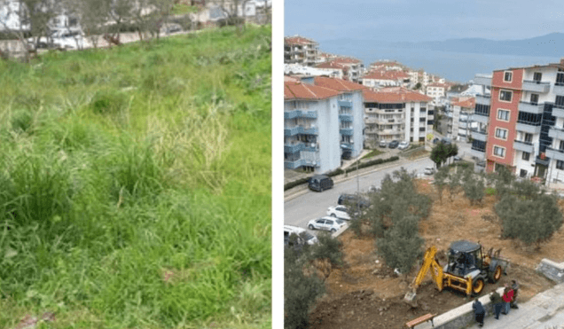 6 MUDANYA YENiMAHALLE KORAY BAKIR VAAT ETTiĞi PARK YAPILACAK
