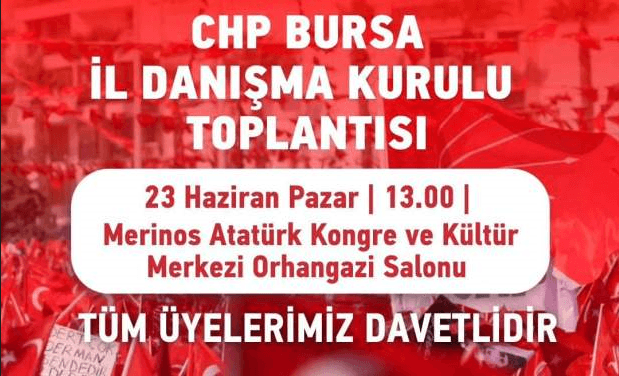4 CHP iL DANIŞMA KURULU TARiHi TARTIŞMA ÇIKARDI