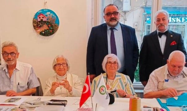 6 HUZUREVİ SAKİNLERİ EL EMEĞİ GÖZ NURU SERGİSİ AÇTI, GÜRKAN KAYA, ÜZEYİR AKTAŞ