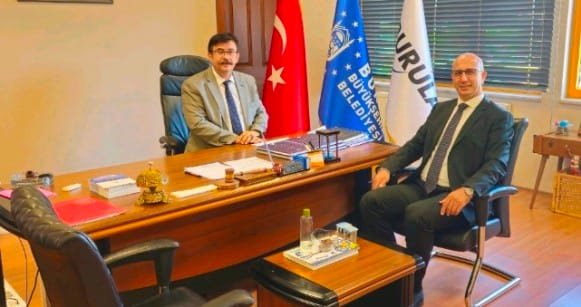 6 BURULAŞ GENEL MÜDÜRÜ FAHRETTiN BEŞLi VE BURULUŞ GENEL MÜDÜR YARDIMCISI REMZi ÇINAR