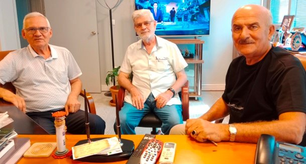 1 MERiNOS EMEKLiLERi DERNEĞi BAŞKANI KEMAL MENEMEN, TAHNiR ADIMAN, YUSUF ŞiRiN