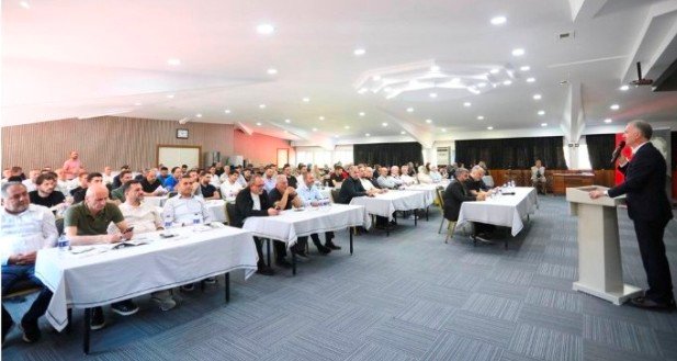 4 İNEGÖL BELEDİYE BAŞKANI ALPER TABAN AK PARTİ TEŞKİLATINA SUNUM YAPTI