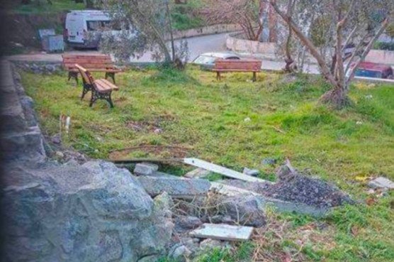 6 MUDANYA YENİMAHALLE'DE ÜÇGEN PARK DÜZENLEME BEKLİYOR