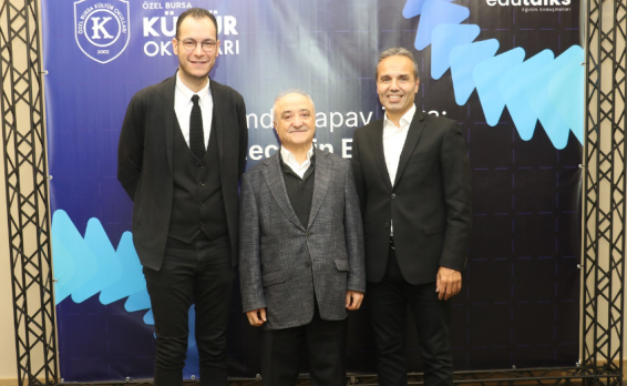 3 ÖZEL BURSA KÜLTÜR OKULLARI YÖNETiM KURULU BAŞKANI ZAFER BULUT, YILDIRIM SIRAKAYA, DOÇ. DR. YAVUZ SAMUR