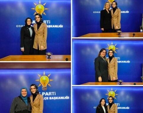 5 AK PARTi OSMANGAZi iLÇE KADIN KOLU'NDAN ANA KADEME iLÇE YÖNETiMiNE GiDENLERE UĞURLAMA