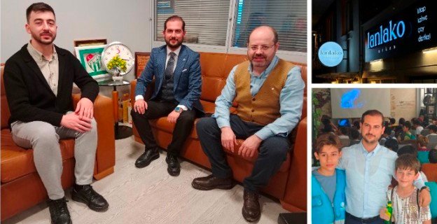 3 AGD BAŞKANI iBRAHiM HALiL TEPEAŞAN, ENES MALiK DURSUN, FATiH TAŞ, LANLAKO KiTAP KAFELER