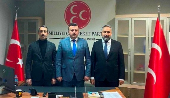 6 MHP OSMANGAZi iLÇE BAŞKANI KERiM GÜRSEL ÇELEBi, SERDAR PEKER, HALiL iBRAHiM ERDOĞAN
