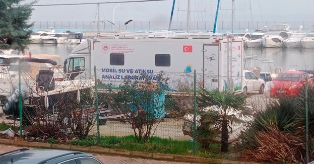 4. YAZI iÇiN MOBiL ATIKSU LABORATUVARI GÜZELYALI YAT LiMANINDA