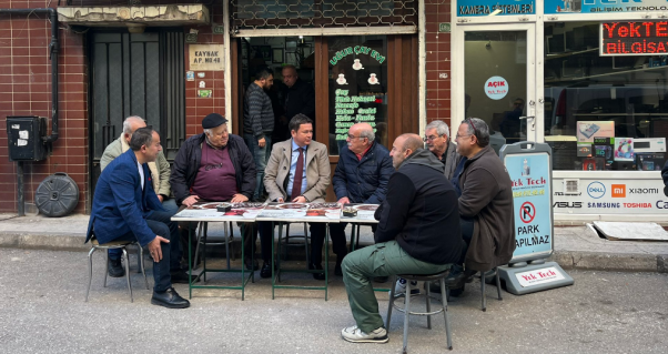 6 OSMANGAZi BELEDiYE BAŞKANI ERKAN AYDIN DÜKKAN KOMŞULARINI ZiYARET ETTi, SAKARYA MAHALLESi