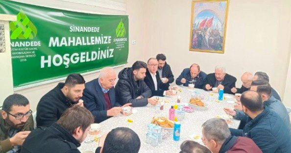 6 SİNANDEDE MAHALLESİ BULUŞMALARI KONUĞU BURSASPOR BAŞKANI ENES ÇELİK OLDU