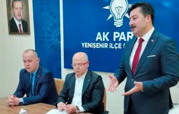 3 AK PARTİ İL BAŞKANI DAVUT GÜRKAN, YENİŞEHİR BELEDİYE BAŞKANI ERCAN ÖZEL