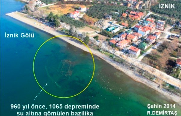 1 BAZİLİKA İZNİK GÖLÜ’NE DEPREMLE GÖMÜLMÜŞ