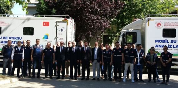 3 EN GENiŞ KAPSAMLI ÇEVRE DENETiMi iÇiN BAKANLIK ATIKSU LABORATUVARMLARI GÖNDERDi, VALi EROL AYYILDIZ DA DENETiME KATILDI