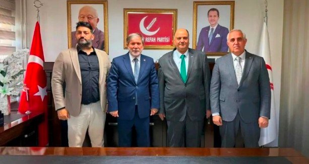 6 GELECEK VE DEVA iL BAŞKANLARIRNDAN YENiDEN REFAH iL BAŞKANINA ZiYARET