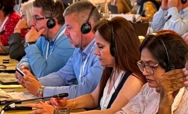 5 TÜRK METAL BURSA ŞUBE BAŞKANI SELDA TEKMAN CENEVRE’DE YAPILAN INDUSTRIALL GLOBAL TOPLANTISINDA (Case Conflict)