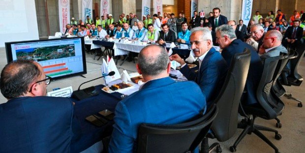 1 ULAŞTIRMA BAKANI ABDÜLKADİR URALOĞLU HIZLI TREN VE ŞEHİR HASTANESİ METROSU DEĞERLENDİRME TOPLANRISI