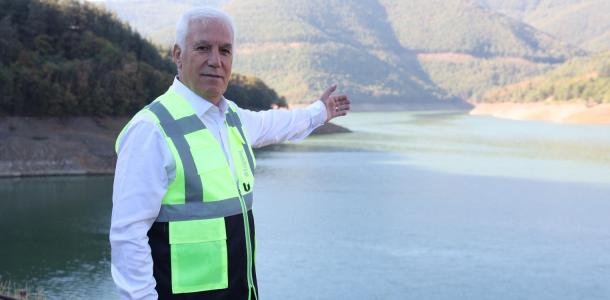 1. YAZI İÇİN BÜYÜKŞEHİR BELEDİYE BAŞKANI MUSTAFA BOZBEY ÇINARCIK BARAJI SUYUNUNH 1 EYLÜL'DE ŞEBEKEYE VERİLECEĞİNİ AÇIKLADI