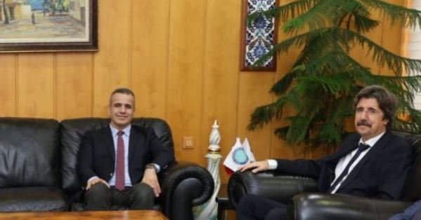 2 PROF. DR. FERUDUN YILMAZ, PROF. DR. FERHAT PİRİNÇÇİ'Yİ ZİYARET ETTİ